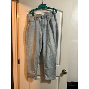 New Madewell Jeans Womens 30 The Curvy Perfect Vintage Jean High Rise Light Wash